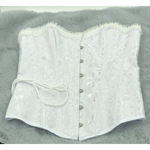 Corset Bodyshaper White Push Up Size Large NWOT